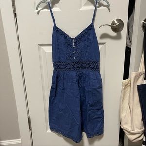 Abercrombie&Fitch blue slip dress